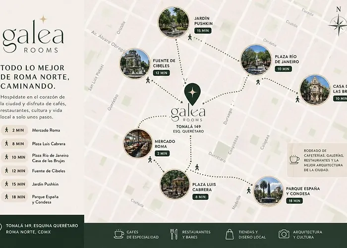 Private Pod In Roma Norte, A 2 Km Del Angel En Reforma Apartment Mexiko-Stadt